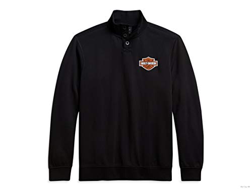 HARLEY-DAVIDSON Button Mockneck Sweater, 3XL von HARLEY-DAVIDSON