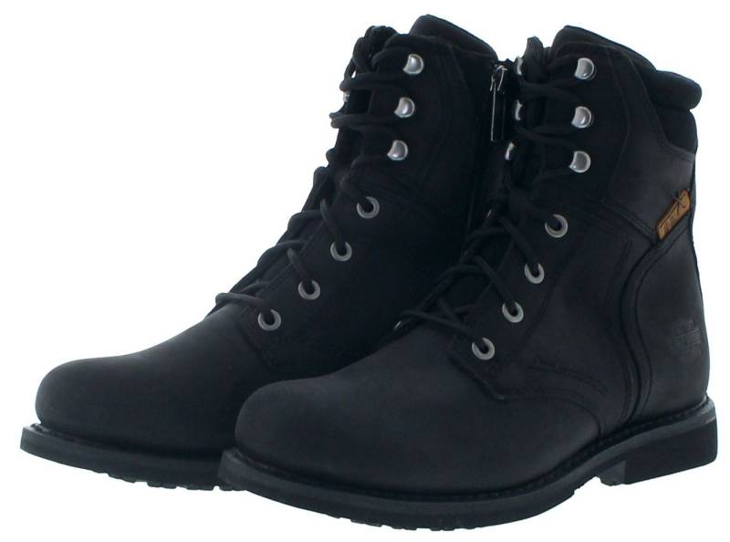 HARLEY-DAVIDSON D97025 Herren Schnürstiefel Schwarz Bikerboots CE zertifiziert von HARLEY-DAVIDSON