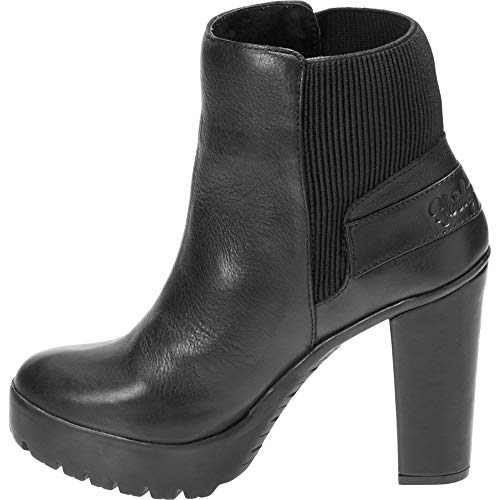 HARLEY-DAVIDSON Damen Stiefelette D84495 IREDELL Black Lederschuhe Schwarz 41 EU von HARLEY-DAVIDSON