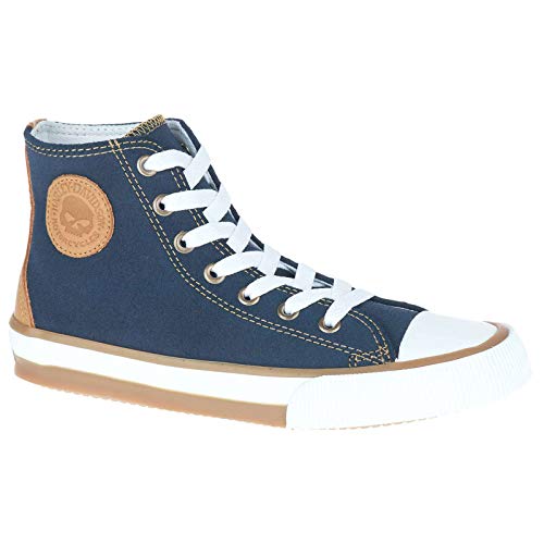 HARLEY-DAVIDSON Damen Toric Suede Blue Trainer 37 EU von HARLEY-DAVIDSON