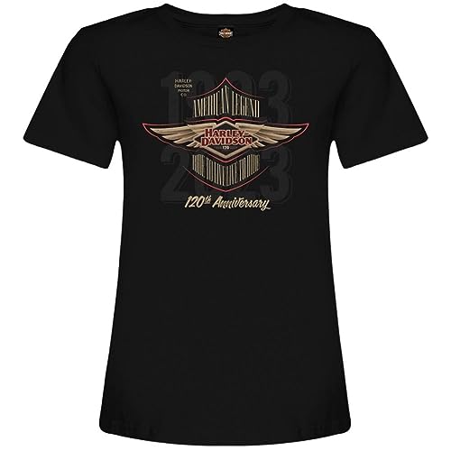 Harley-Davidson Dealershirt Dresden 120 Jahre American Legend Damen, XL von Harley-Davidson