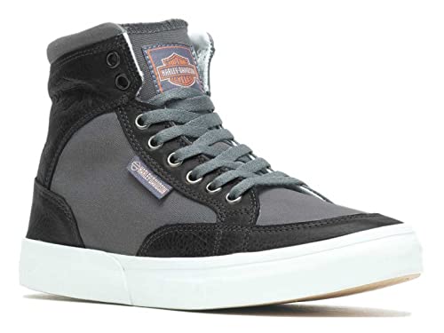 HARLEY-DAVIDSON FOOTWEAR Unisex-Erwachsene Rosemont Sneaker, GRAU, 41 EU von HARLEY-DAVIDSON
