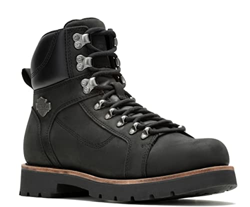 HARLEY-DAVIDSON Herren Bikerboots Stiefel Windon Biker Motorrad D93851 Schwarz, Groesse:46 EU von HARLEY-DAVIDSON