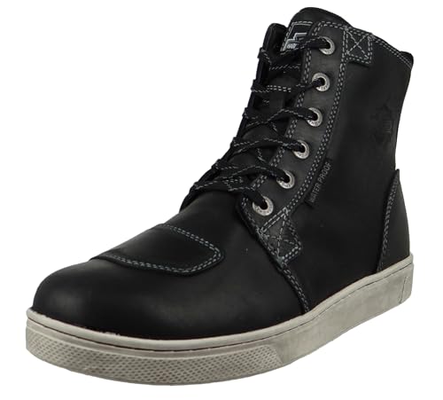 HARLEY-DAVIDSON Herren Steinman CE Leder Black Trainer 41 EU von HARLEY-DAVIDSON