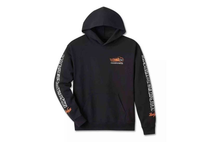 HARLEY-DAVIDSON Hoodie Herren Willie G Winged Wheel Biker Sweatshirt Pullover Kapuzenpullover von HARLEY-DAVIDSON