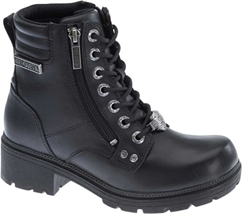 HARLEY-DAVIDSON Inman Mills Motorradstiefel für Damen, Schwarz, 37.5 EU von HARLEY-DAVIDSON
