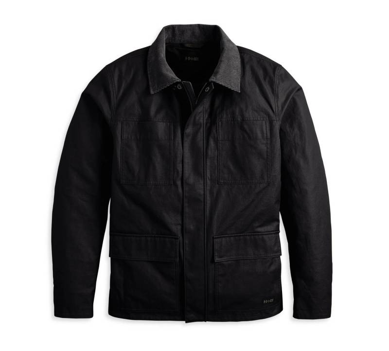 HARLEY-DAVIDSON Motorradjacke ADV Waxed Mesa Herren Freizeitjacke Biker Jacke Winddicht Protektoren verstellbaren Rücken, vorgeformten Ärmeln von HARLEY-DAVIDSON