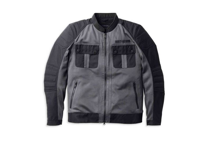 HARLEY-DAVIDSON Motorradjacke Herren Zephyr Mesh Riding Protektorenjacke herausnehmbaren Futter herausnehmbarem Futter von HARLEY-DAVIDSON