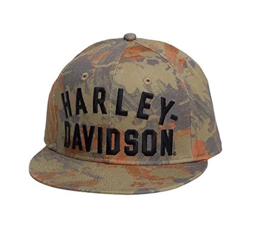 HARLEY-DAVIDSON Oil Camo Fitted Cap Schirmmütze, L von HARLEY-DAVIDSON