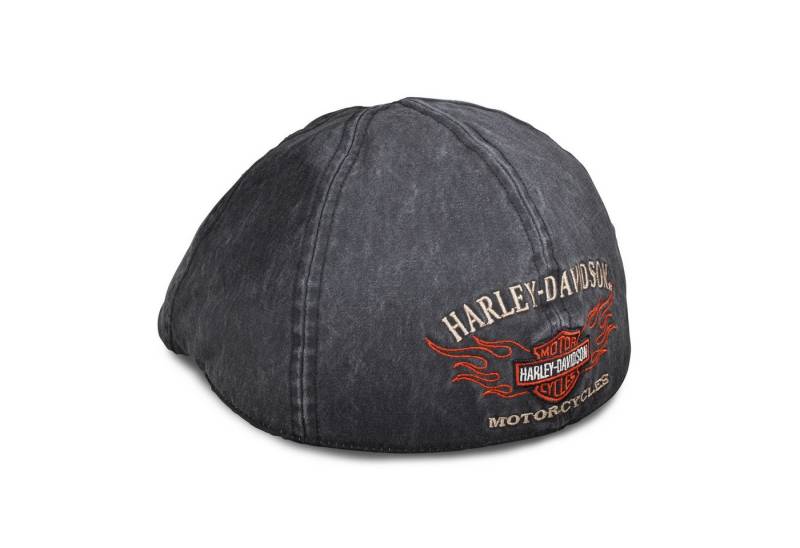 HARLEY-DAVIDSON Schirmmütze Flame Graphic Bar & Shield Biker Ivy Cap für Herren Stickerei von HARLEY-DAVIDSON