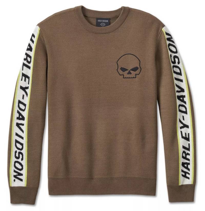 HARLEY-DAVIDSON Sweatshirt Herren Langarm-Shirt Willie G Skull Viper Longsleeve Pullover von HARLEY-DAVIDSON