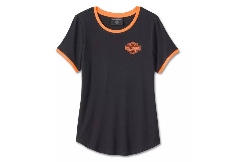 HARLEY-DAVIDSON T-Shirt Damen T-Shirt Screamin Eagle Ringer Bar&Shield Frauen Kurzarm von HARLEY-DAVIDSON