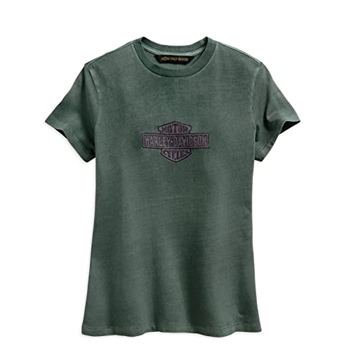 HARLEY-DAVIDSON T-Shirt Logo Grün, M von HARLEY-DAVIDSON