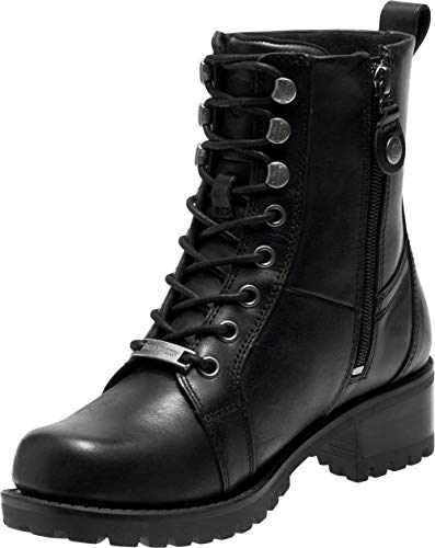 Harley David Keeler Damen Motorradstiefel, Schwarz (schwarz), 38.5 EU von HARLEY-DAVIDSON