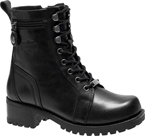 Harley David Keeler Damen Motorradstiefel, Schwarz (schwarz), 39 EU von HARLEY-DAVIDSON