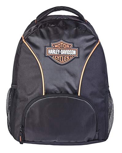 Harley-Davidson Bar & Shield Logo Patch Backpack w/Padded Straps - Black von Harley-Davidson