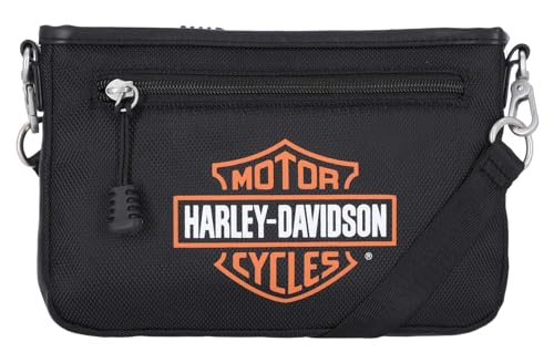 Harley-Davidson Damen Bar & Shield Logo Convertible Crossbody Schwarz von HARLEY-DAVIDSON