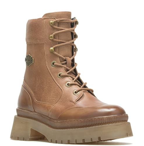 Harley-Davidson Damen Kavan 17.8 cm Lace Ankle Boot, Braun, 38.5 EU von HARLEY-DAVIDSON