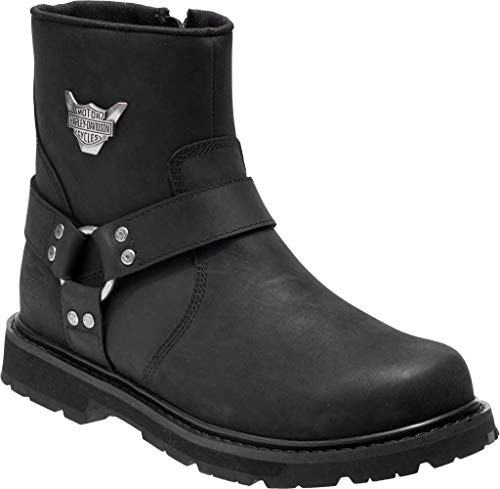 Harley-Davidson Men's Rambert 7-Inch Black Leather Motorcycle Boots D93491 von HARLEY-DAVIDSON