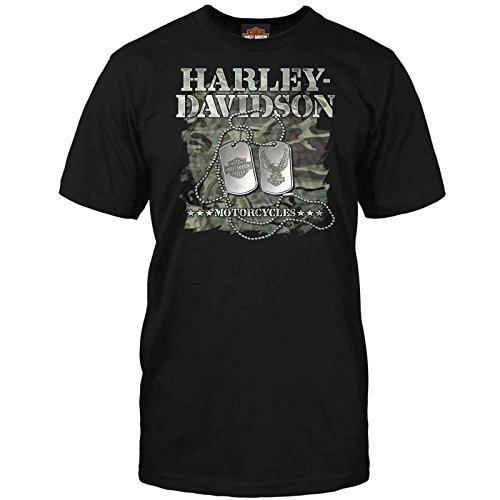 Harley-Davidson Military - Graphic T-Shirt - Dog Tags | Overseas Tour von HARLEY-DAVIDSON