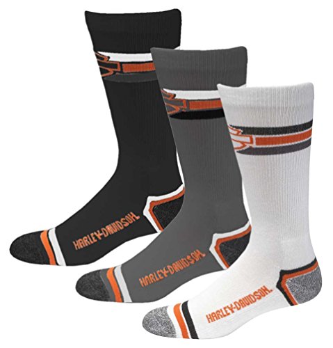 Harley-Davidson Wolverine Men's 3 Pack Retro Rider Wicking Socks D99218870-990 von Harley Davidson