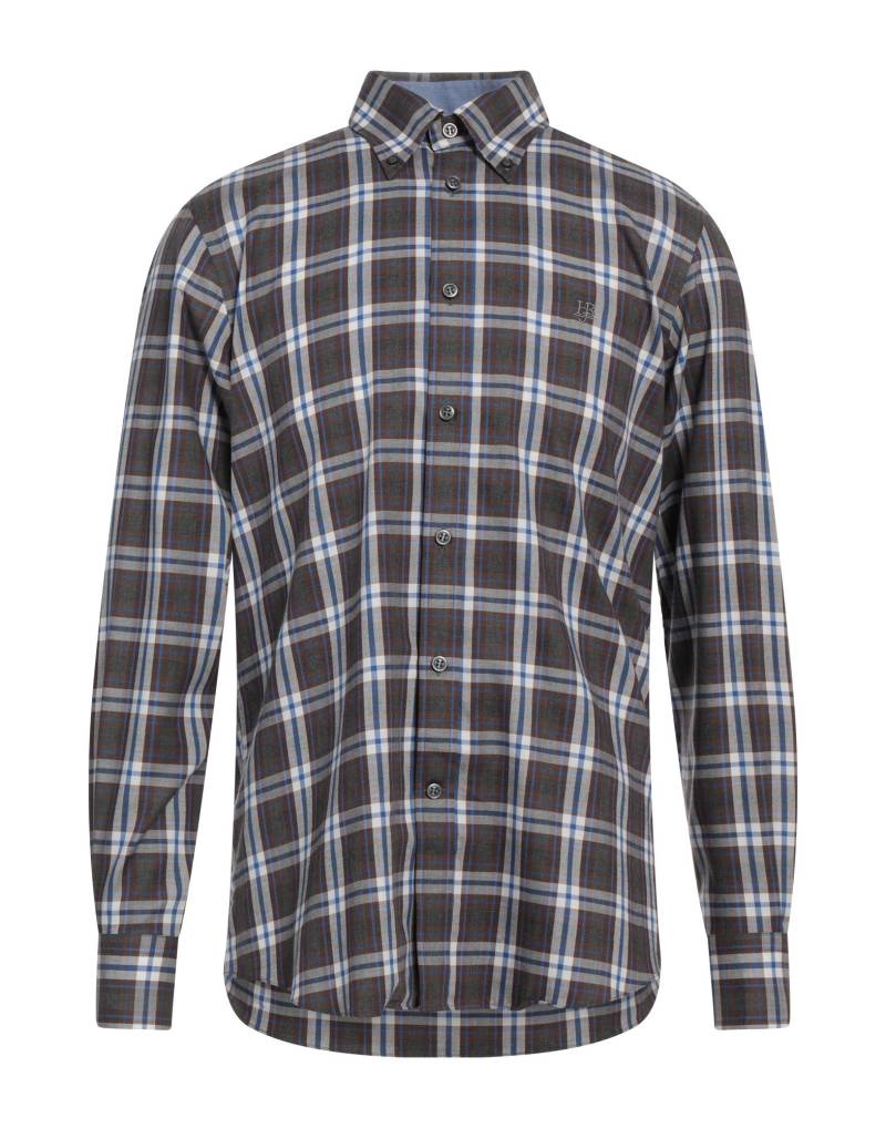 HARMONT & BLAINE Hemd Herren Dunkelbraun von HARMONT & BLAINE