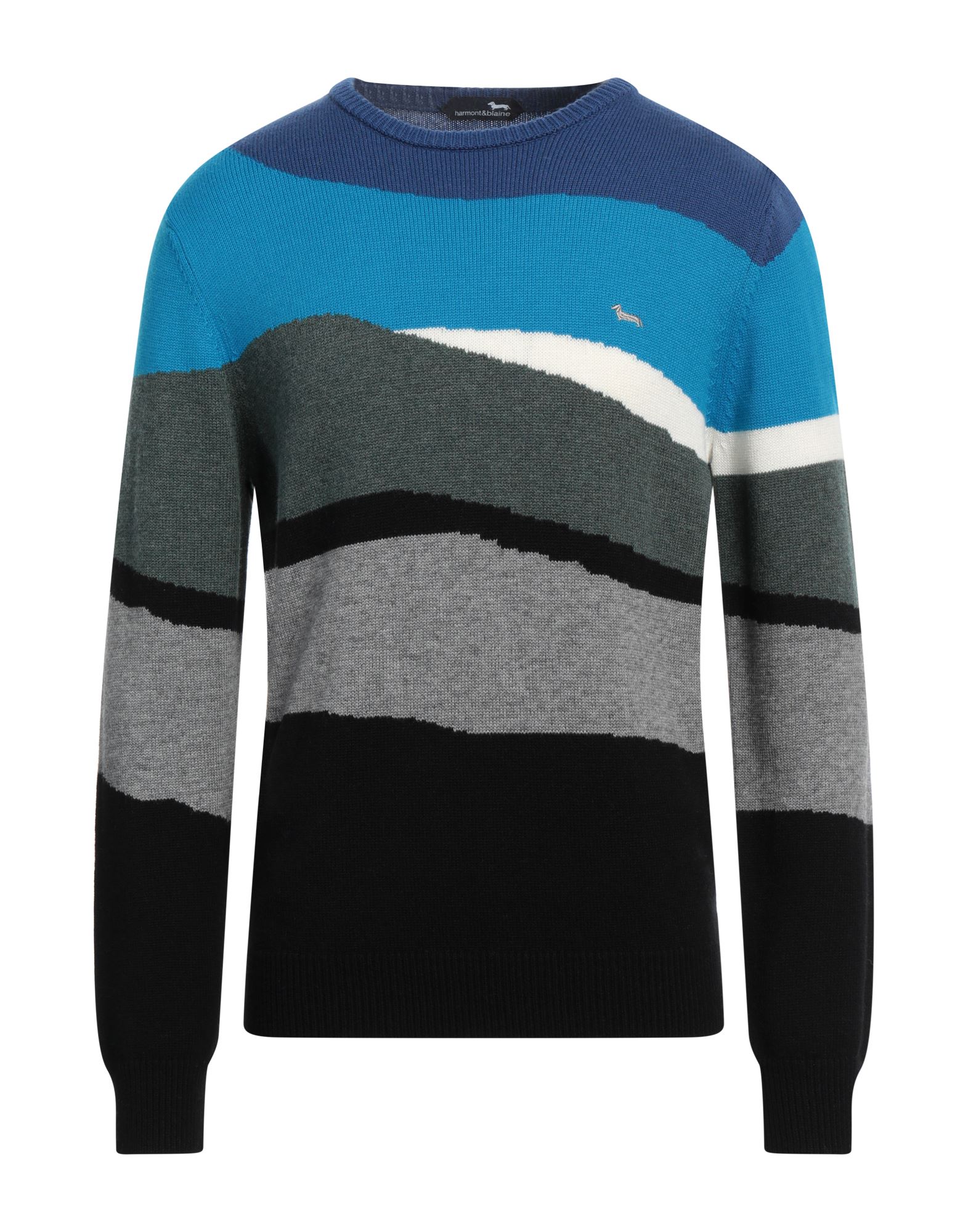 HARMONT & BLAINE Pullover Herren Azurblau von HARMONT & BLAINE