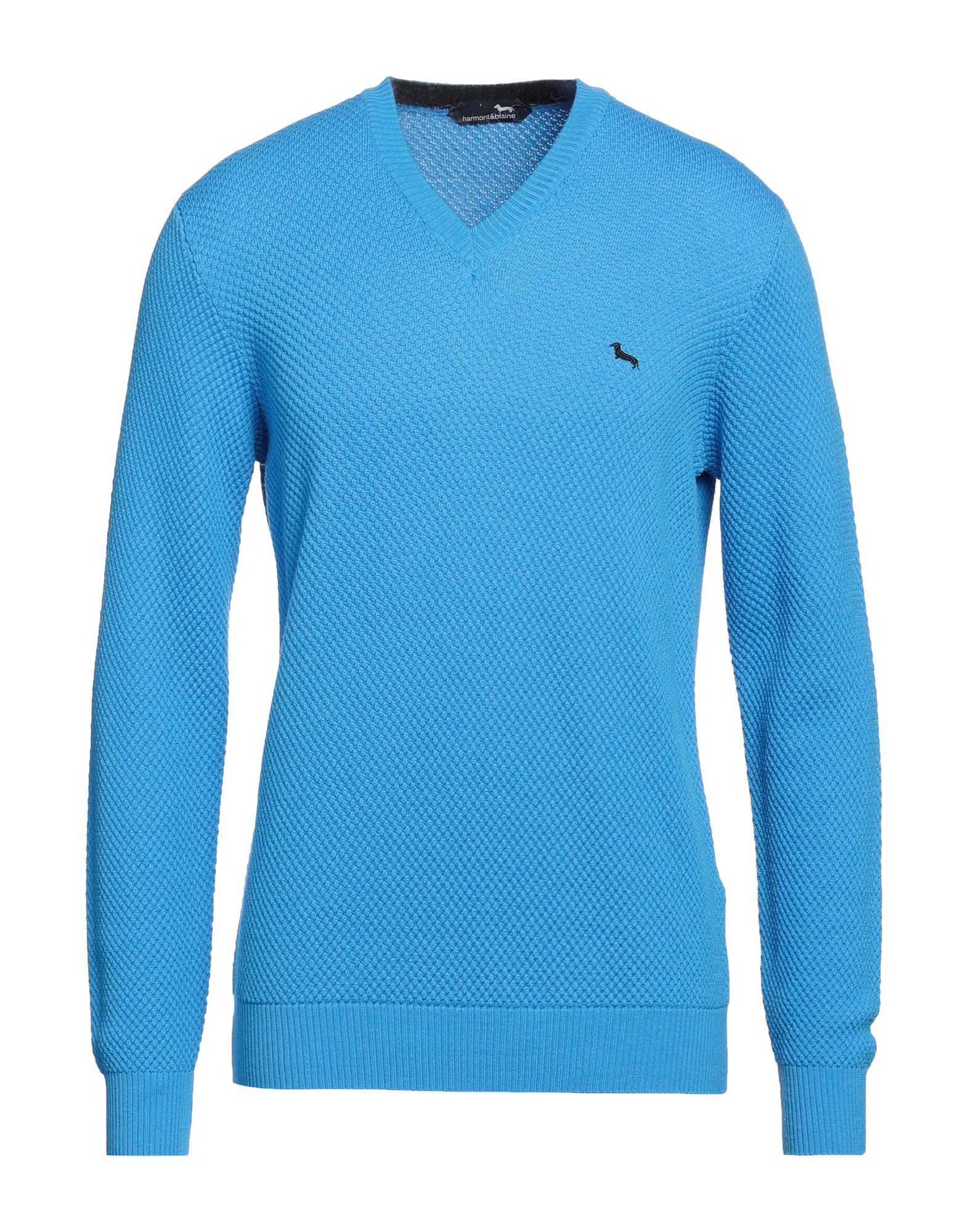 HARMONT & BLAINE Pullover Herren Azurblau HARMONT & BLAINE Pullover Herren Azurblau von HARMONT & BLAINE