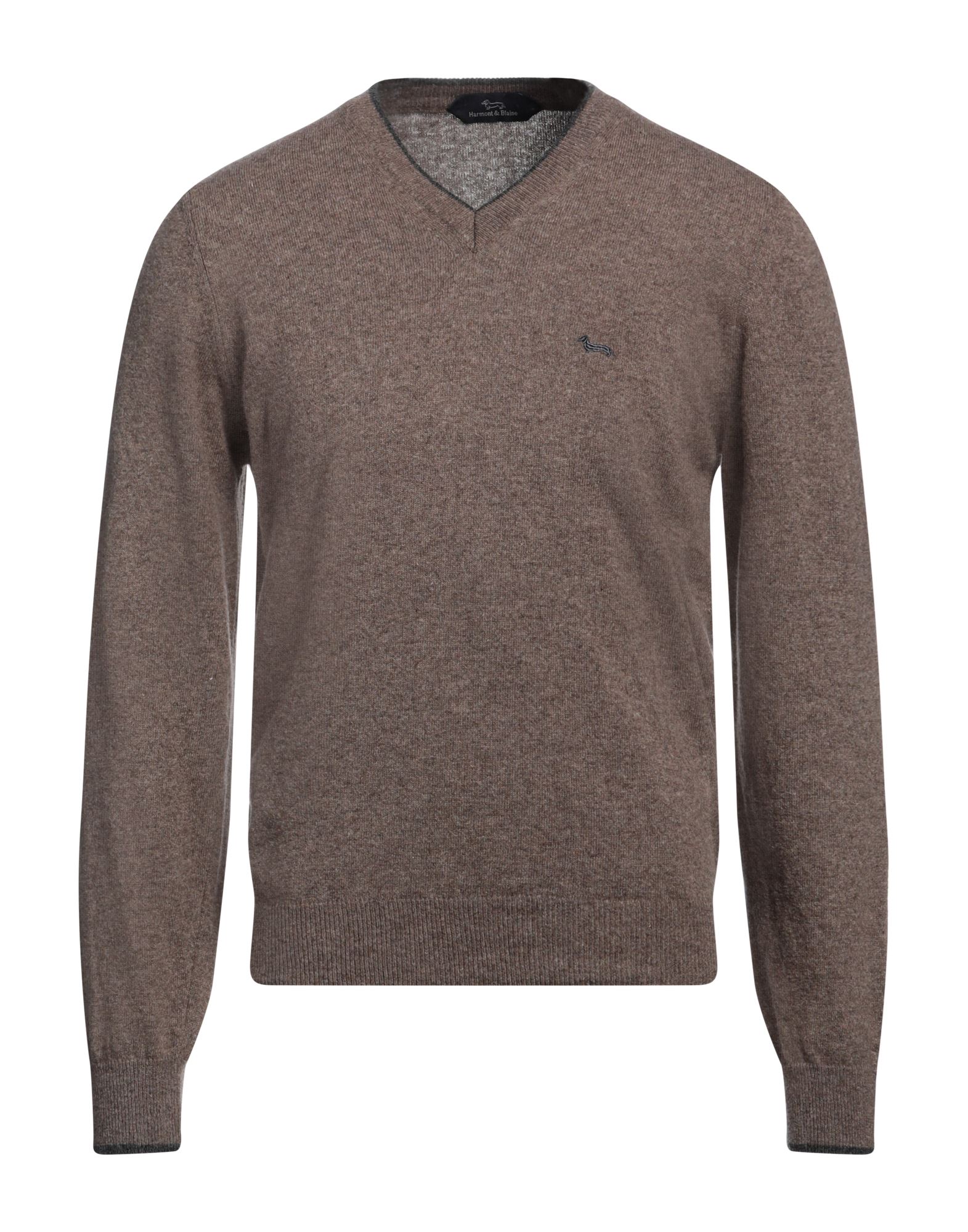 HARMONT & BLAINE Pullover Herren Khaki von HARMONT & BLAINE