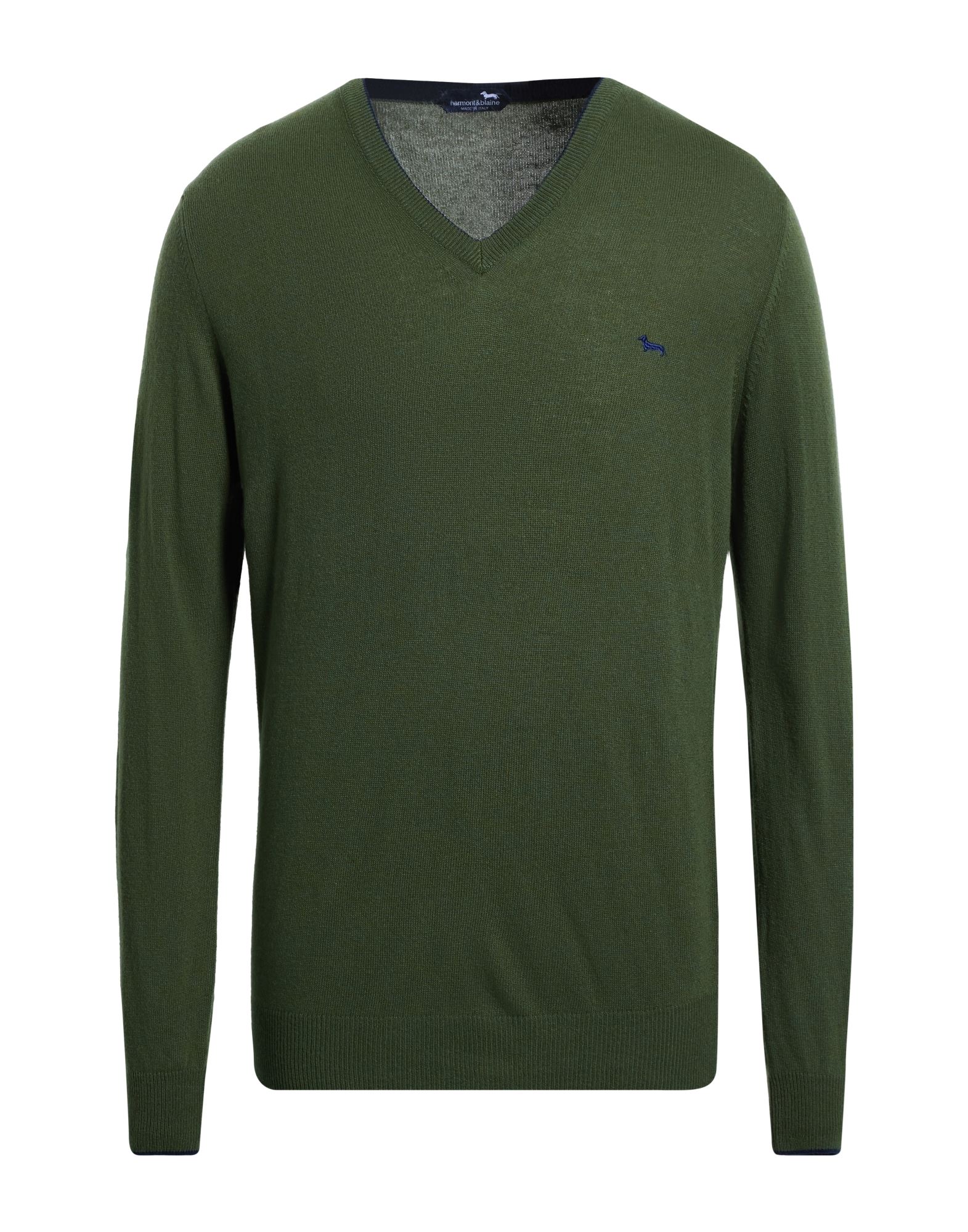 HARMONT & BLAINE Pullover Herren Militärgrün von HARMONT & BLAINE