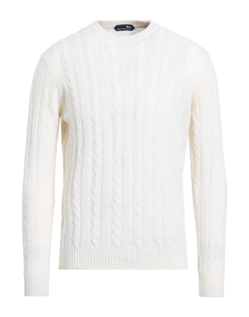 HARMONT & BLAINE Pullover Herren Off white von HARMONT & BLAINE