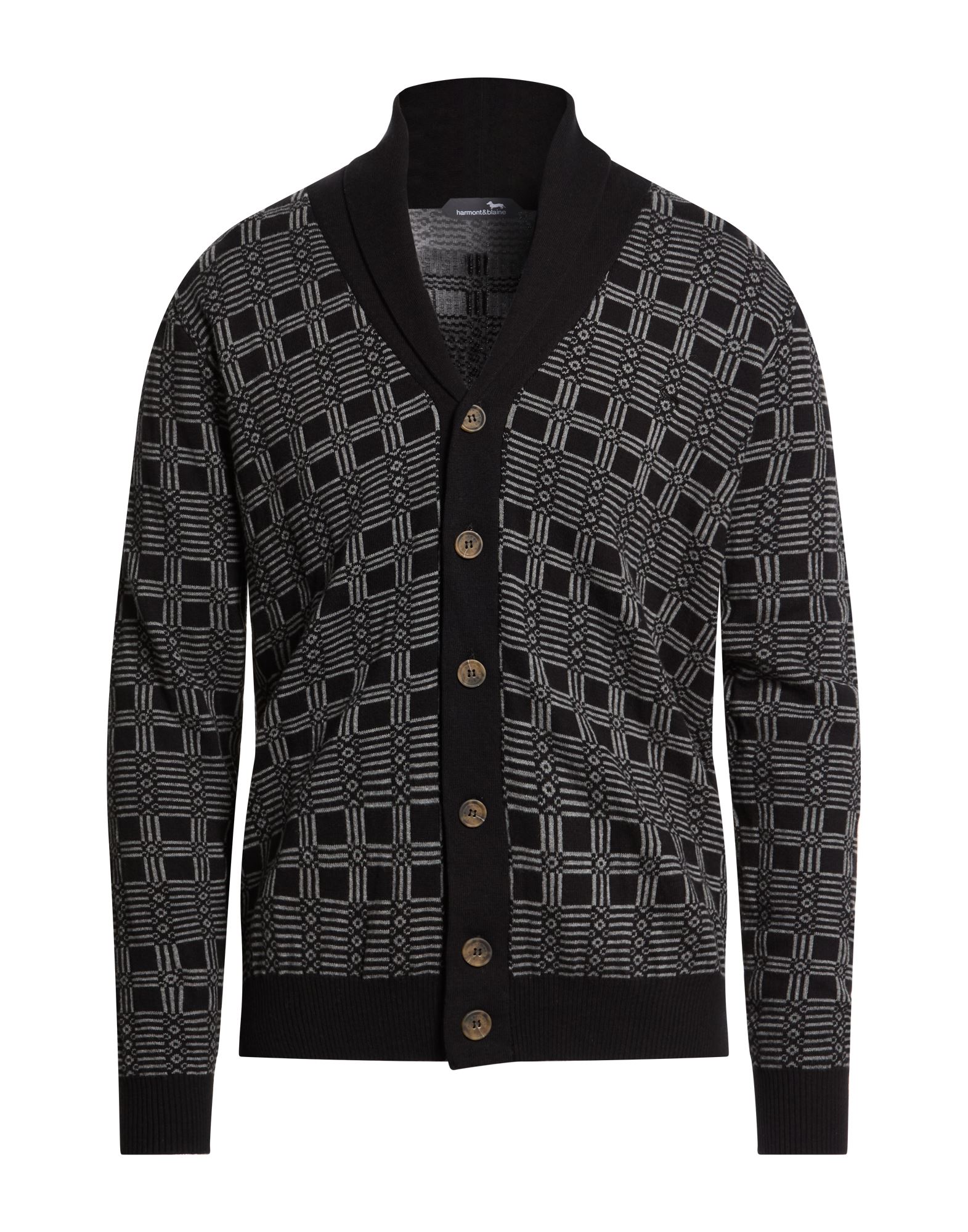 HARMONT & BLAINE Strickjacke Herren Schwarz von HARMONT & BLAINE