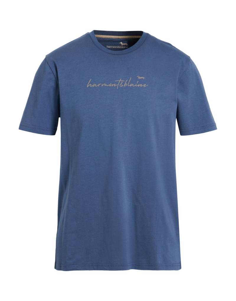 HARMONT & BLAINE T-shirts Herren Taubenblau von HARMONT & BLAINE
