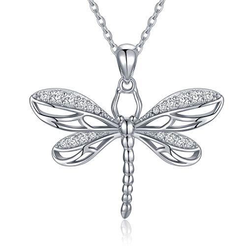 HARMONY BOLA 925 Sterling Silber Libelle Halskette Dragonfly Geschenke Für Frauen Liebhaber Mädchen Libelle Libelle Anhänger Schmuck von HARMONY BOLA