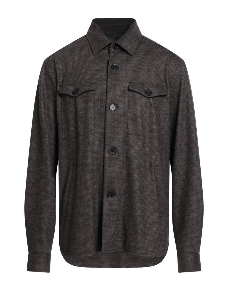 HARRIS WHARF LONDON Hemd Herren Dunkelbraun von HARRIS WHARF LONDON
