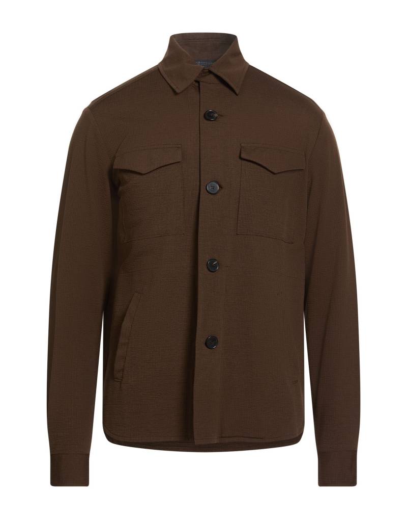 HARRIS WHARF LONDON Hemd Herren Schokobraun von HARRIS WHARF LONDON
