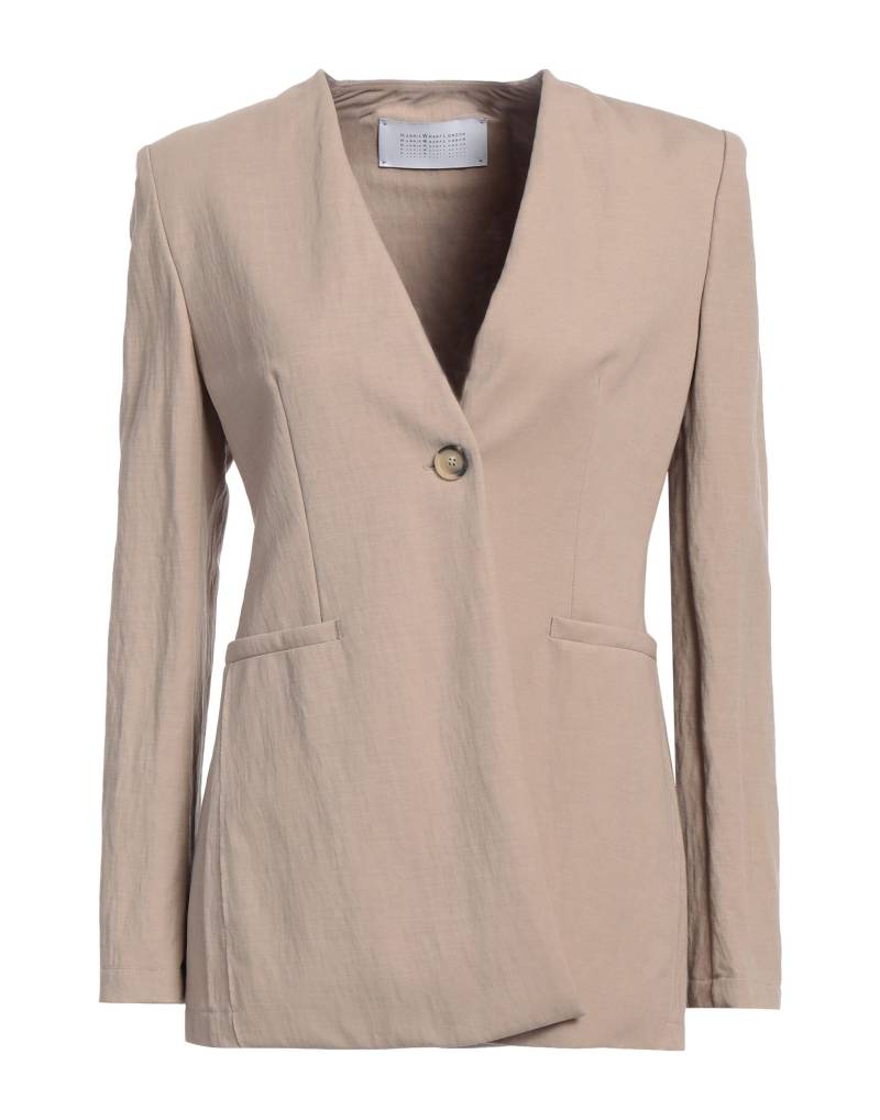 HARRIS WHARF LONDON Jacke & Anorak Damen Khaki von HARRIS WHARF LONDON