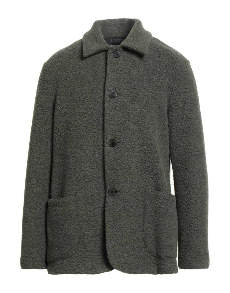 HARRIS WHARF LONDON Shearling- & Kunstfell Herren Militärgrün von HARRIS WHARF LONDON