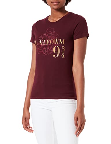 HARRY POTTER Damen Wohapomts332 T-Shirt, Bordeaux, X-Large von Harry Potter