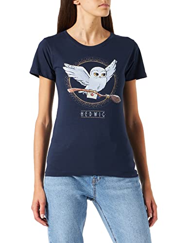 HARRY POTTER Damen Wohapomts336 T-Shirt, Marineblau, M von Harry Potter