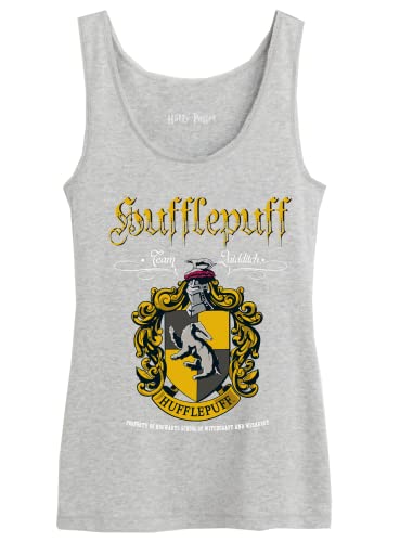 Harry Potter Damen wohapomtk018 Tanktop, Grau meliert, M von Harry Potter