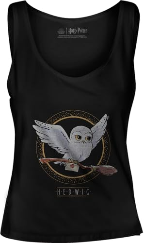 HARRY POTTER Damen wohapomtk019 Tanktop, Schwarz, XS von Harry Potter