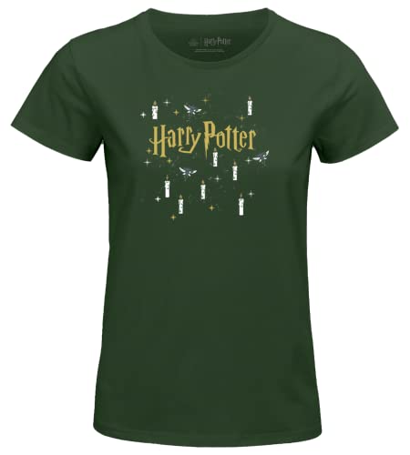 HARRY POTTER Damen wohapomts340 T-Shirt, grün, XXL von Harry Potter