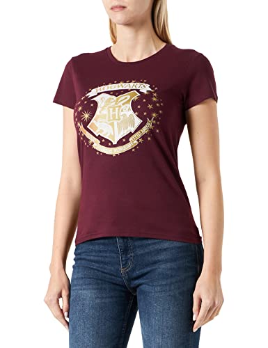 HARRY POTTER Damen wohapomts342 T-Shirt, Burgunderrot, M von Harry Potter