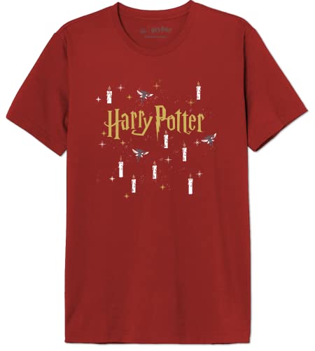 HARRY POTTER Herren Mehapomts411 T-Shirt, Rouge, S von Harry Potter