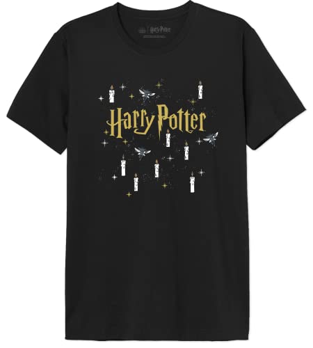 HARRY POTTER Herren Mehapomts411 T-Shirt, Schwarz, XXL von Harry Potter