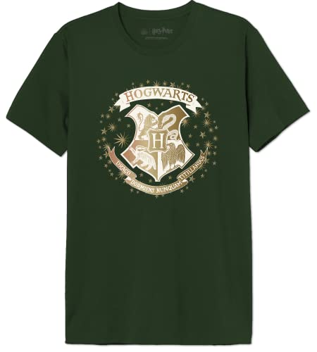 HARRY POTTER Herren Mehapomts413 T-Shirt, grün, L von Harry Potter