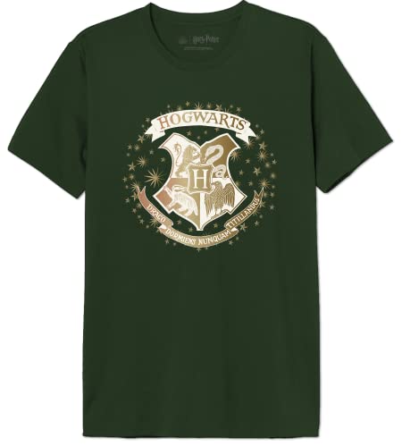 HARRY POTTER Herren Mehapomts413 T-Shirt, grün, XL von Harry Potter