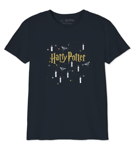 HARRY POTTER Jungen Bohapomts155 T-Shirt, Navy, 10 Jahre von Harry Potter