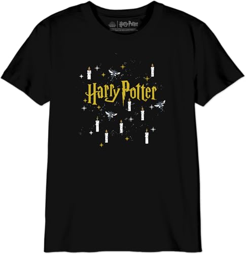 Harry Potter Jungen Bohapomts155 T-Shirt, Schwarz, 12 Jahre von Harry Potter